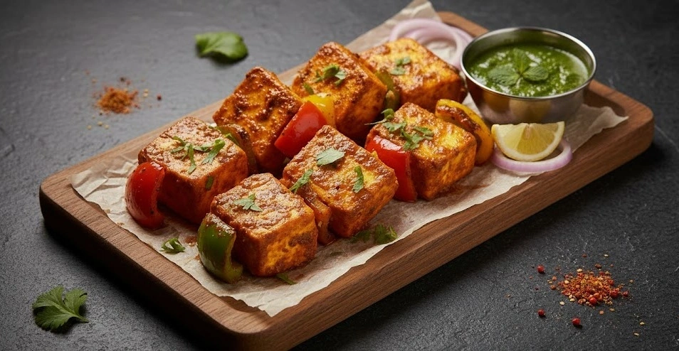 Achari Paneer Tikka Best restaurant in mukteshwar